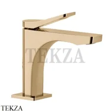 Gessi RILIEVO Смеситель для раковины, без донного клапана 59002-735, Warm Bronze PVD