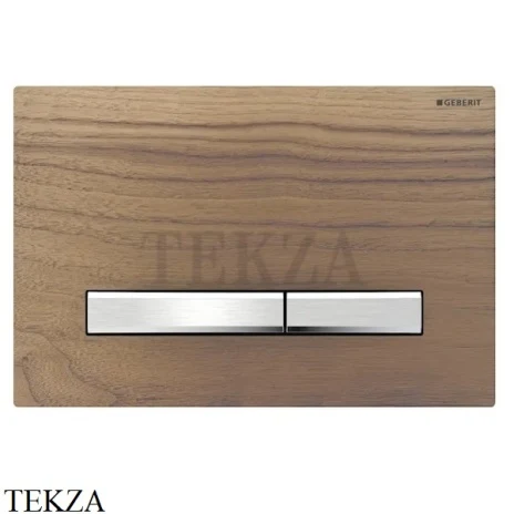 Geberit Sigma50 Клавиша смыва дерево 115.788.JL.2, орех черный-сталь