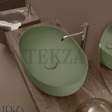 Kerasan Nolita Раковина овальная накладная 534311, Verde muschio