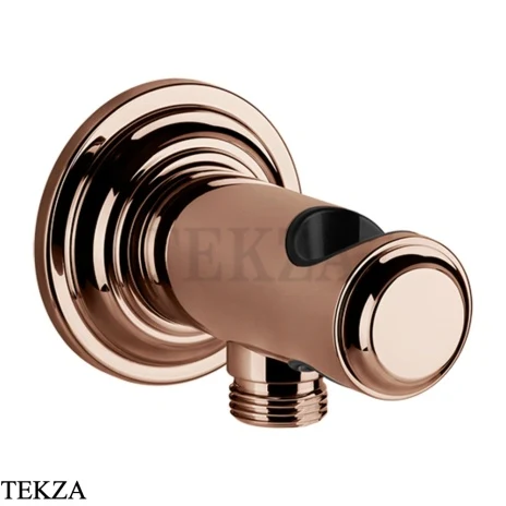 Gessi VENTI20 Держатель для душевой лейки с выводом воды 65161-030, Copper PVD
