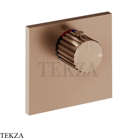 Gessi Incastri Термостат для душа, внешняя часть 75354-708, медь Brushed