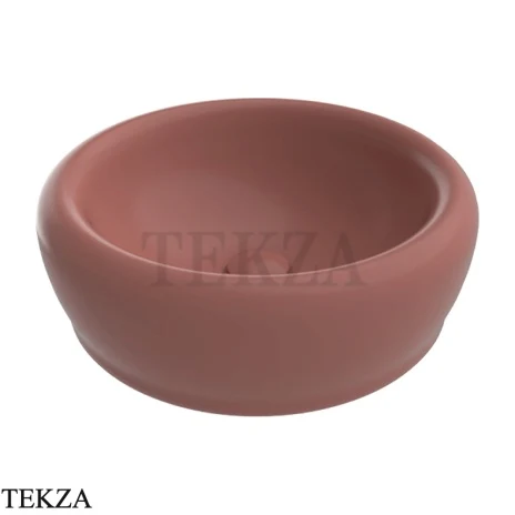 Flaminia Siena раковина накладная 46×46×15 см, красный-бордо Uva pantone матовый