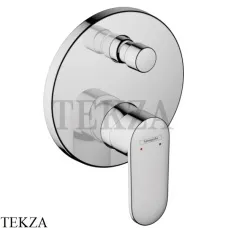 Hansgrohe Vernis Blend Смеситель для душа с переключателем, круглый 71466000, хром глянец