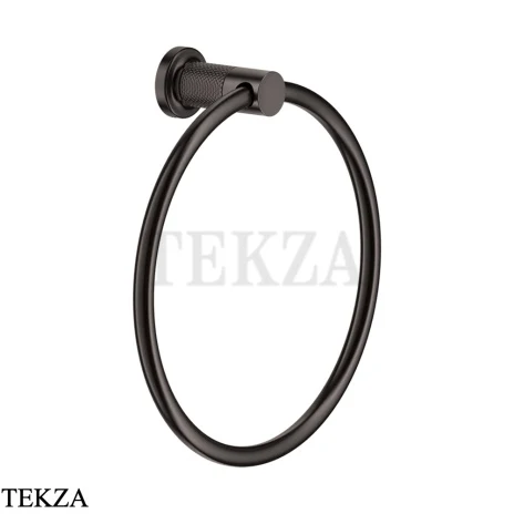Gessi INCISO accessories Держатель для полотенца кольцевой 58509-707, Black Metal Brushed PVD