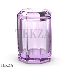 Decor Walther Kristall BMD Баночка универсальная с крышкой 0931480, фиолетовый
