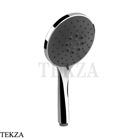 Gessi Shower Душевая лейка 3-х позиционная с черным диском 14378-716, Gold Br. PVD