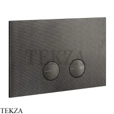 Gessi DIAMANTATO Клавиша смыва для инсталляции Geberit Sigma 8 и Sigma 12, 54681-707, Black Metal Brushed