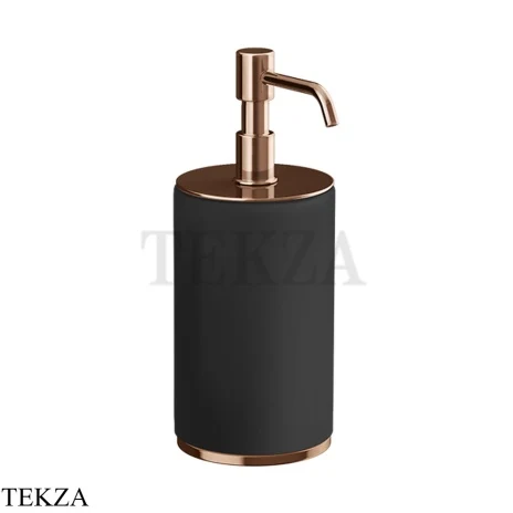 Gessi INCISO accessories Дозатор для жидкого мыла настольный, черный 66438-030, Copper PVD