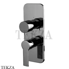 FIMA Carlo Frattini MAST Смеситель для душа 2-3 потока, внешняя часть, F3139X6CS, Brushed black chrome FIMA Carlo Frattini MAST Смеситель для душа 2-3 потока, внешняя часть, F3139X6CS, Brushed black chrome