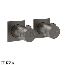 Gessi Inverso RIGATO термостат для душа, 1 поток, внешняя часть 73032-707, Black Metal Br. PVD