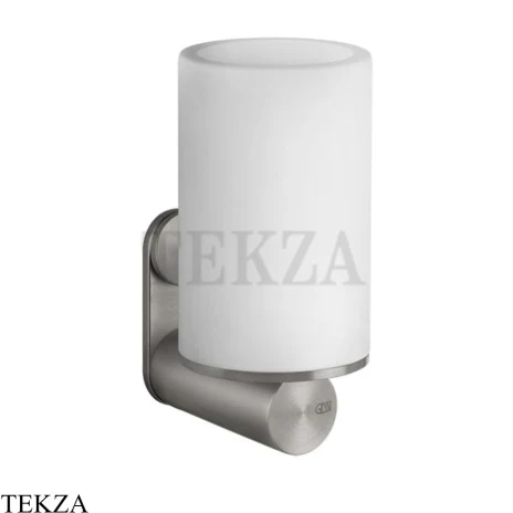 Gessi 316 ACCESSORIES Стакан для зубных щеток настенный, композит белый 54707-239, Steel Brushed