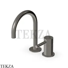 Zucchetti Pan Смеситель для раковины, без гарнитуры ZP6224.C51, brushed metal black