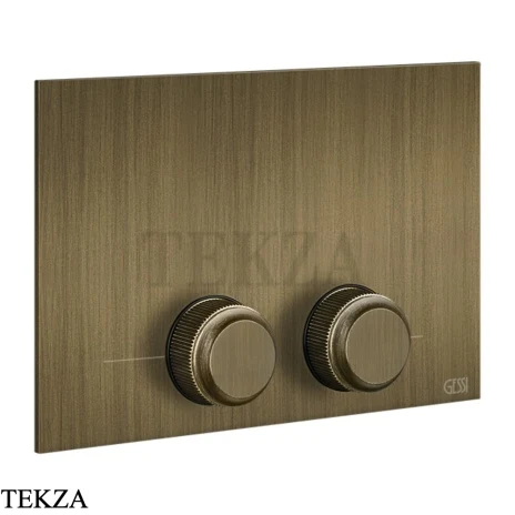 Gessi VENTI20 Клавиша смыва для инсталляции Tece 54657-713, Antique Brass