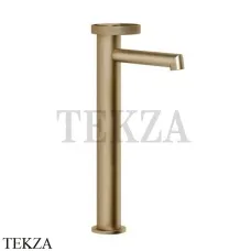 Gessi ANELLO Смеситель для раковины высокий, без донного клапана 63304-726, Warm Bronze Br. PVD