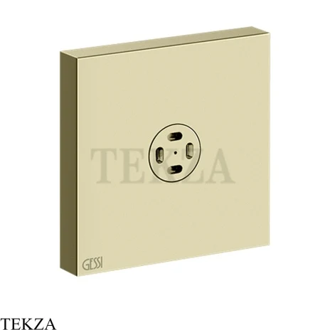 Gessi Rettangolo shower BODY JETS Боковая форсунка с распылителем 32979-710, Brass PVD