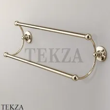 Devon&Devon CAVENDISH Полотенцедержатель двойной WM09, золото светлое глянец