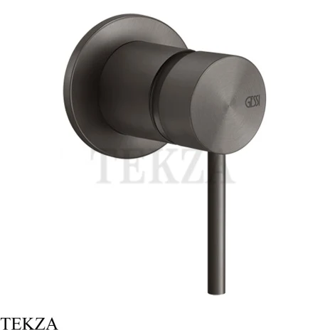Gessi 316 SHOWER Смеситель для душа, внешняя часть 54019-707, Black Metal Brushed PVD