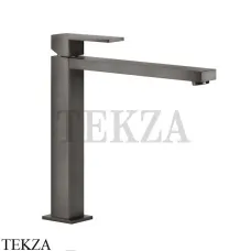 Gessi Rettangolo Смеситель для раковины длинный излив, без сливного гарнитура 11924-707, Black Metal Brushed