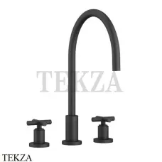 Dornbracht TARA Смеситель для кухни на 3 отверстия 20816892-33, черный матовый