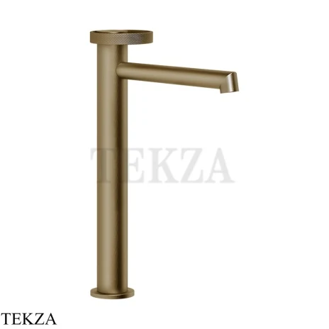 Gessi ANELLO Смеситель для раковины высокий, длинный, без донного клапана 63306-791, Deep Bronze Br. PVD
