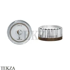 Fantini Venezia Ручка стеклянная белая правая 