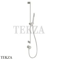 Gessi Origini NEUTRAL Штанга с лейкой, шланг и вывод воды 66142-720, Nickel PVD