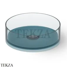 Dea Design Washbasins Раковина настольная D42 см Glasstech DD9061 420 R11, Dark Blue R11