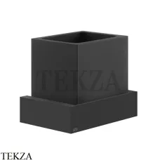 Gessi Rettangolo Стакан для щеток настенный, композит черный 20808-299, Black XL Gessi Rettangolo Стакан для щеток настенный, композит черный 20808-299, Black XL