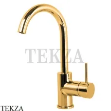 FIMA Carlo Frattini Spillo UP Смеситель для раковины, с гарнитуром F3041OR, золото глянец