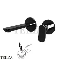 FIMA Carlo Frattini FLO Смеситель для раковины, внешняя часть, F3821WLX8NS, черный матовый