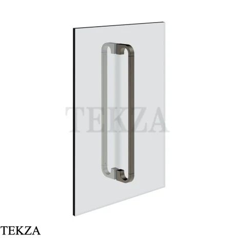 Gessi Perle Полотенцедержатель для крепления на стекло, 30 см 74631-707, black хром Brush