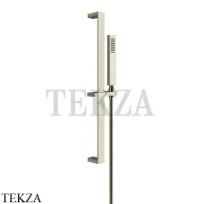 Gessi Rettangolo shower Штанга в комплекте с душевой лейкой, 1 режим 20145-720, Nickel PVD
