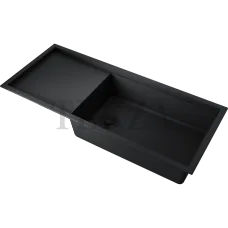 Omoikiri Sintesi 116 Кухонная мойка Artceramic прямоугольная с крылом 4997120 графит