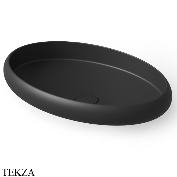 Dea Design Washbasins Раковина настольная овальная Solid Surface DD9088 600 16, Black №16