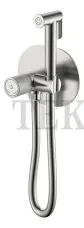 Boheme Tech Смеситель гигиенический автоматический TECH 157-NB Nikel Brush