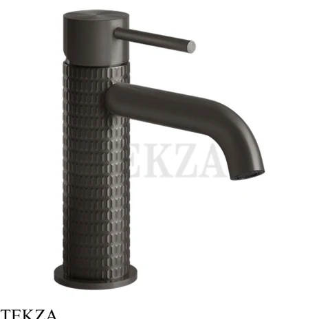 Gessi 316 MECCANICA Смеситель для раковины, без сливного гарнитура 54202-707, Black Metal Brushed PVD