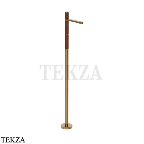 Gessi Pelle Tresse Смеситель для раковины напольный, внешняя часть 78295-431, Red Cherry/ Bronze Br. PVD