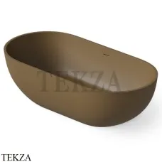 Dea Design Shadow Ванна отдельностоящая овальная 165x82 Solid Surface DD8619 1650 1, Dark Camel №1