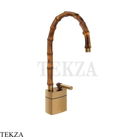 Gessi Jacqueline Смеситель для раковины средний, без донного клапана 77029-726, бронза Brushed