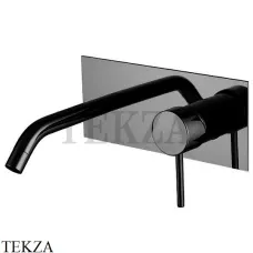 FIMA Carlo Frattini Spillo UP Смеситель для раковины на планке, внешняя часть F3051X5CN, Black chrome