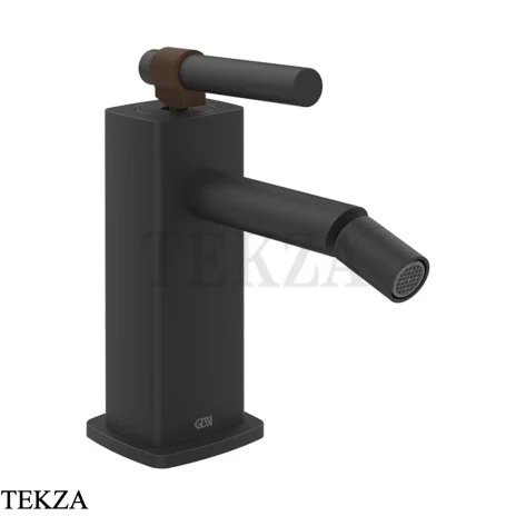 Gessi Jacqueline Смеситель для биде с донным клапаном 77067-299, черный матовый