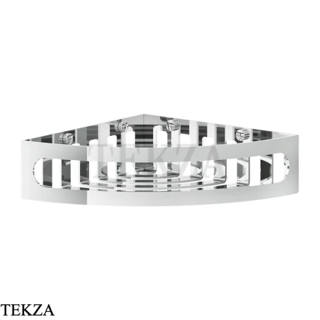 Gessi RILIEVO Полка-решетка угловая в душевую зону 59561-031, хром глянец