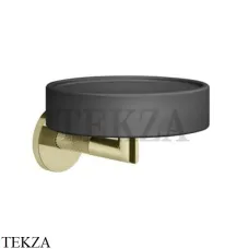 Gessi ANELLO Мыльница настенная композит черный 63702-710, Brass PVD