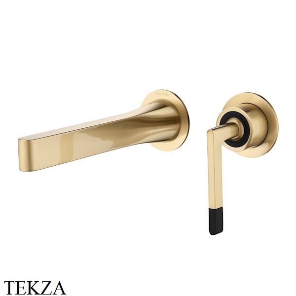 Boheme Duo Смеситель для раковины однорычажный, комплект 165-MG, латунь matt gold