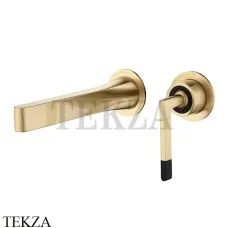 Boheme Duo Смеситель для раковины однорычажный, комплект 165-MG, латунь matt gold