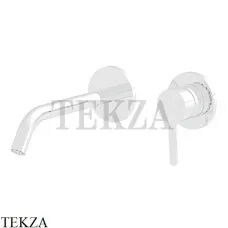 FIMA Carlo Frattini SNAP Смеситель для раковины 200, внешняя часть F3121WLX8BS, белый матовый