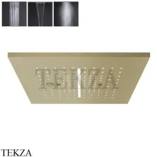 Gessi MINIMALI Накладная душевая панель 350x350, 3 функции 57875-727, Brushed Brass