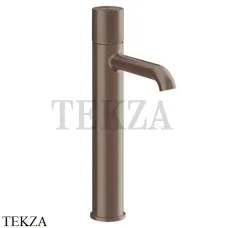Gessi Habito DIAMANTATO Смеситель для раковины высокий, с донным клапаном 70604-845, Dark Bronze