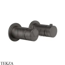 Gessi Ingranaggio-Anello Термостат для душа на 2 потока, внешняя часть 63333-707, Black Metal Brushed