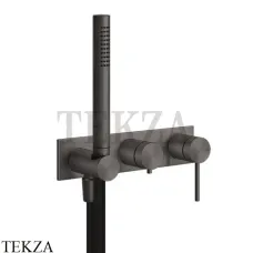 Gessi 316 SHOWER Смеситель для душа, внешняя часть 54038-707, Black Metal Brushed